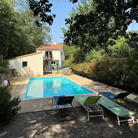Maison Avec Piscine Chauffee Entre Mer Et Montagne Montauriol  Εξωτερικό φωτογραφία