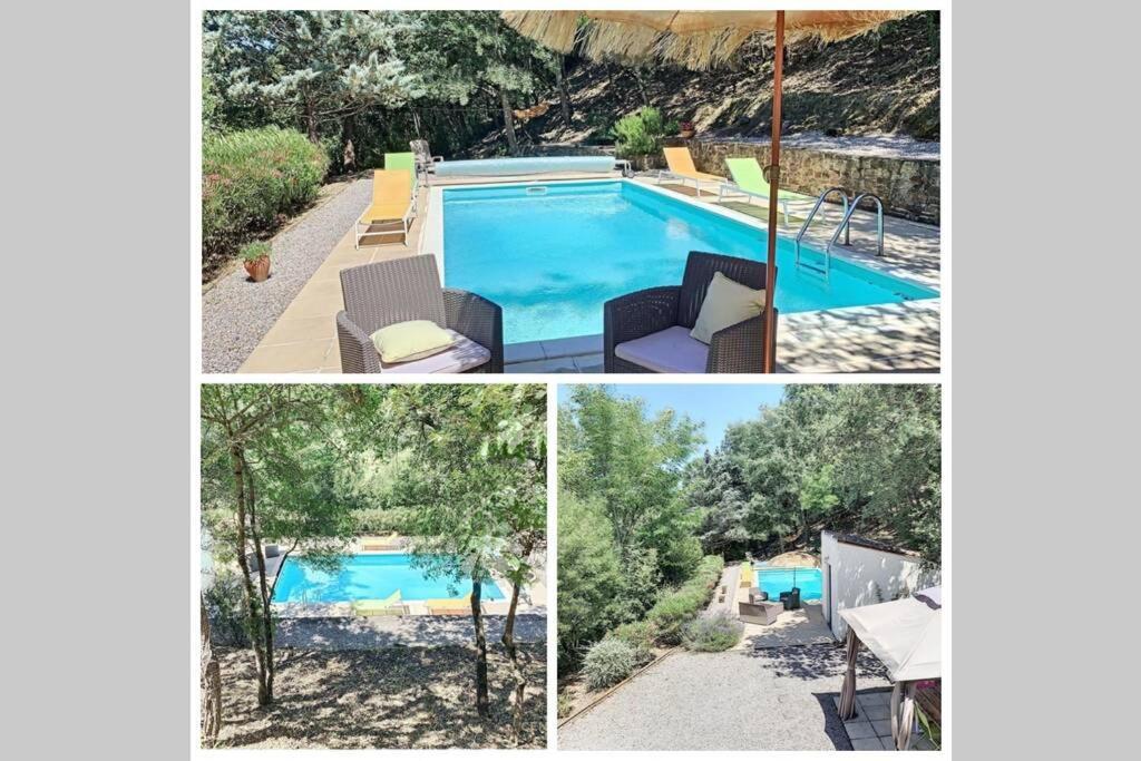 Maison Avec Piscine Chauffee Entre Mer Et Montagne Montauriol  Εξωτερικό φωτογραφία